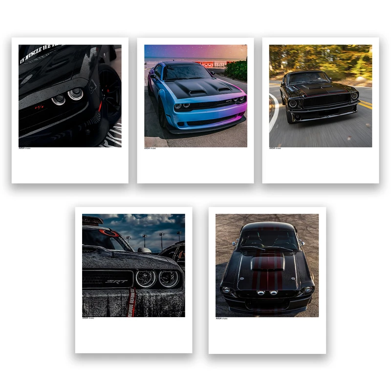 آویز تزیینی عرش مدل فانتزی ماشین اسپرت کد Asa874 مجموعه پنج عددی