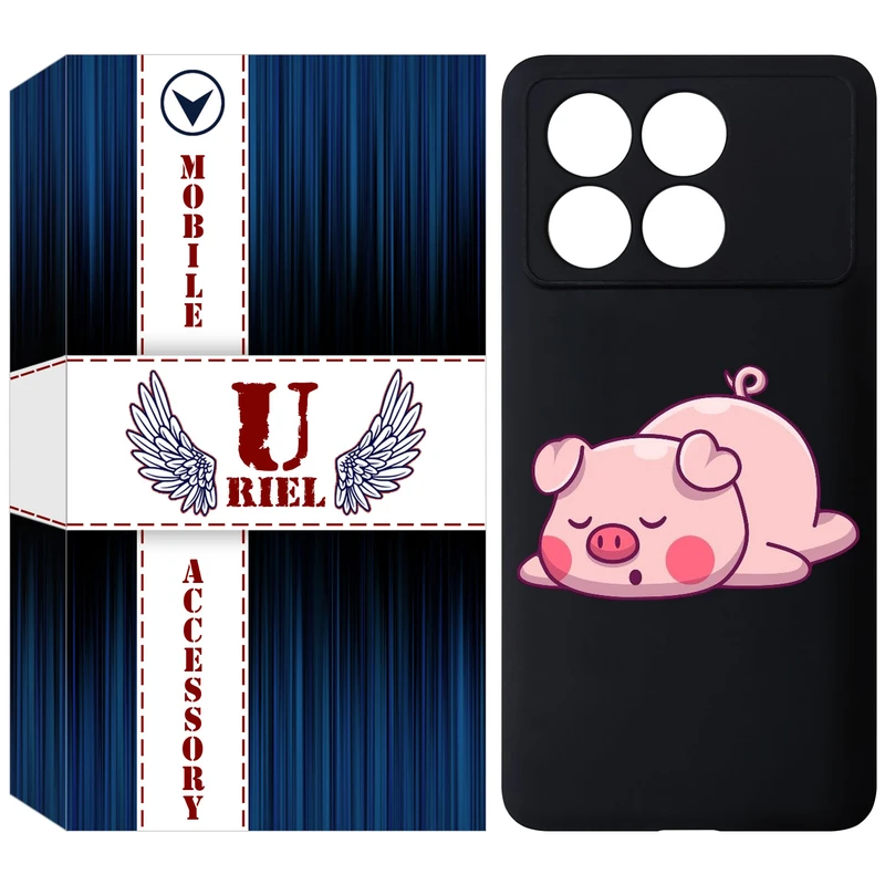 کاور یوریل مدل KSH کد 42 طرح پیگی مناسب برای گوشی موبایل شیائومی Poco X6 Pro