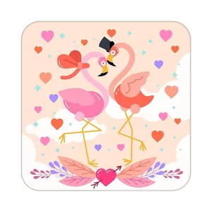 زیر لیوانی کاکتی مدل عاشقانه کد mp11252