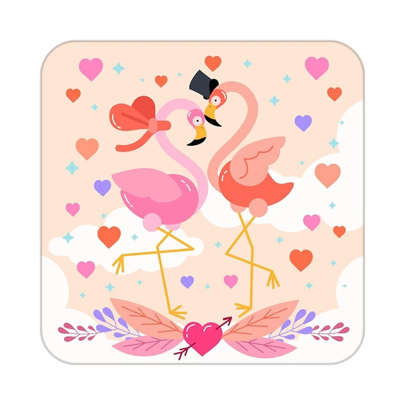 زیر لیوانی کاکتی مدل عاشقانه کد mp11252