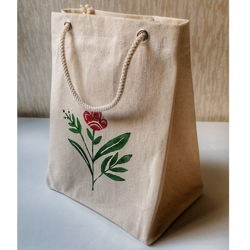 ساک دستی مدل گل