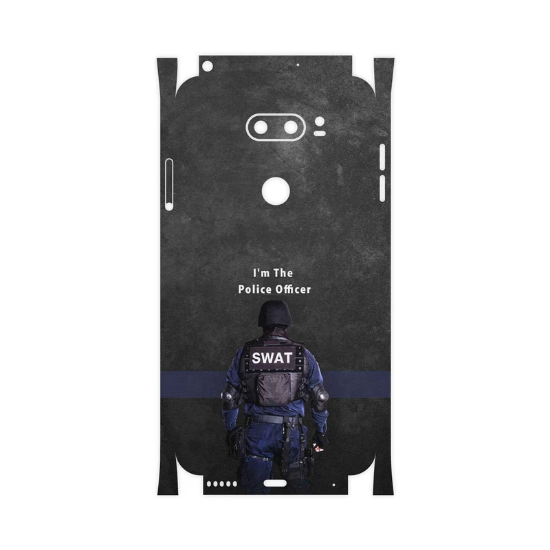 برچسب پوششی ماهوت مدل Police Officer-FullSkin مناسب برای گوشی موبایل ال جی V30