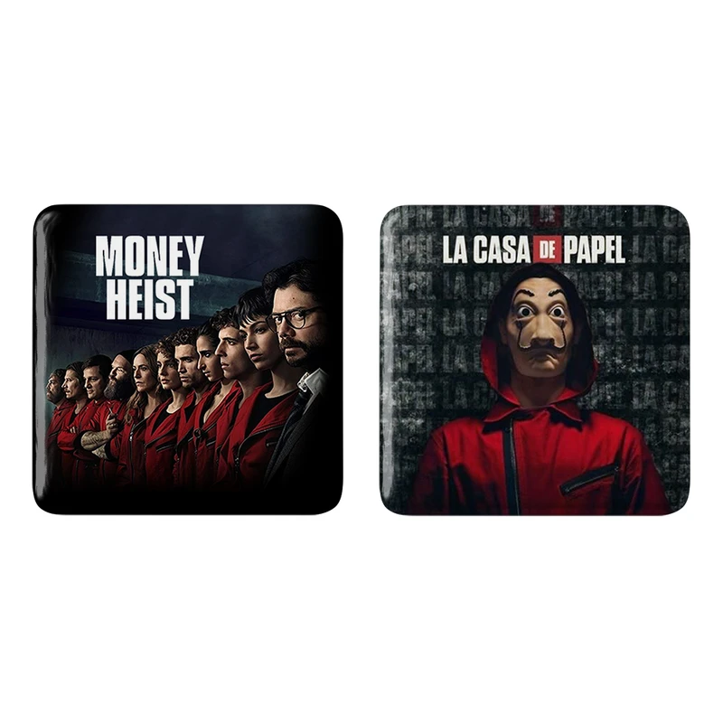 مگنت خندالو مدل سریال Money Heist کد 32403235 مجموعه 2 عددی