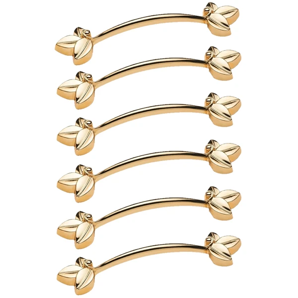 دستگیره کابینت طرح گل کد DEFNE بسته 6عددی