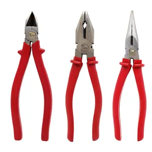 مجموعه سه عددی انبر دست و سیم چین و دم باریک مدل الفنت کد YP3-08 سایز 8 اینچ