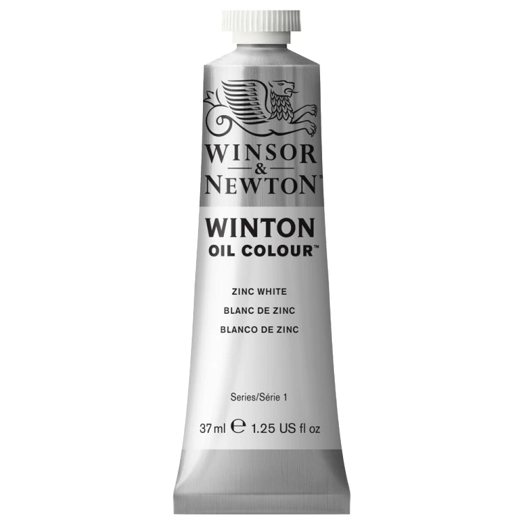 رنگ روغن وینزور اند نیوتون مدل ZINK WHITE 45 حجم 37 میلی لیتر