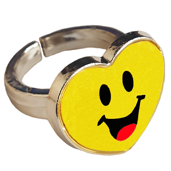 انگشتر دخترانه طرح استیکر کد 029