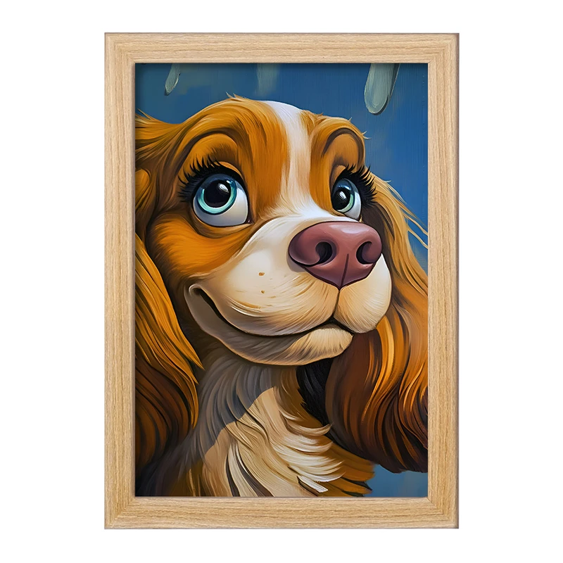 تابلو خندالو مدل سگ بامزه کد F6956