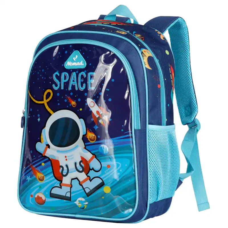 کوله پشتی نومد مدل SPACE به همراه کیف غذا و جامدادی و قمقمه و ظرف میوه