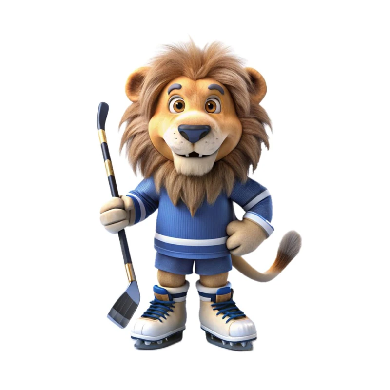 استیکر پارچه و لباس پاد آفرین مدل کارتونی شیر کد 2218