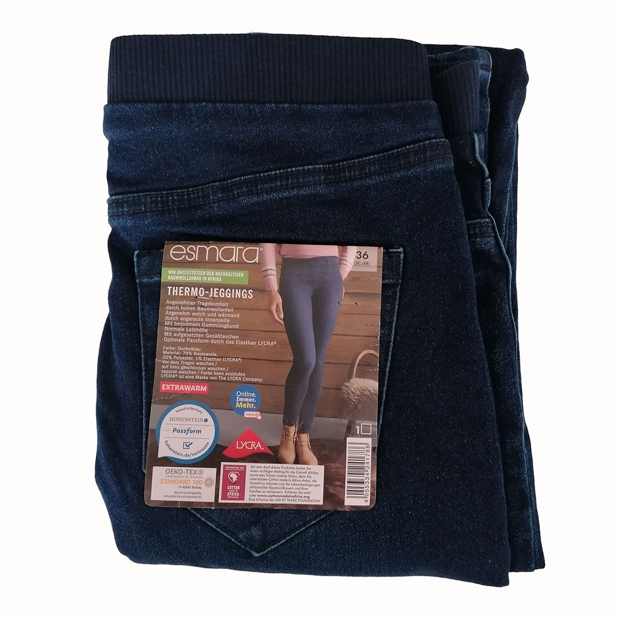 شلوار جین زنانه اسمارا مدل 9555123 -  - 4