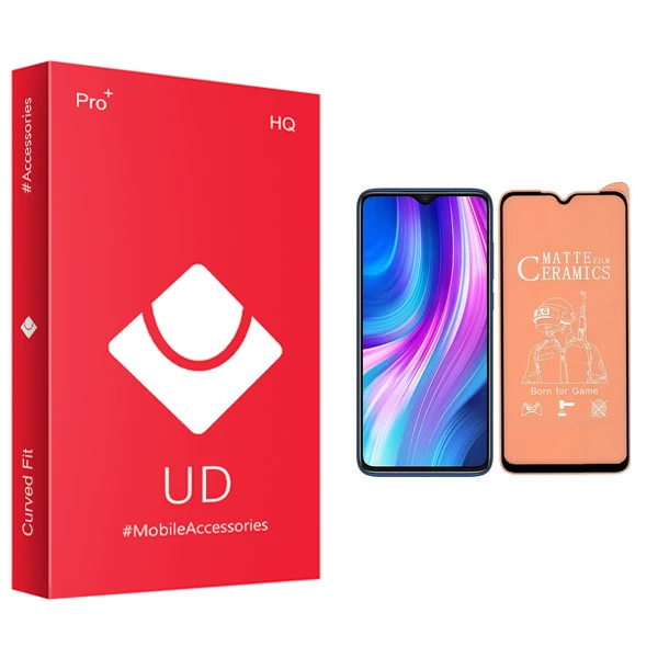 محافظ صفحه نمایش مات یو دی مدل +PRO مناسب برای گوشی موبایل شیائومی Redmi Note 8 Pro
