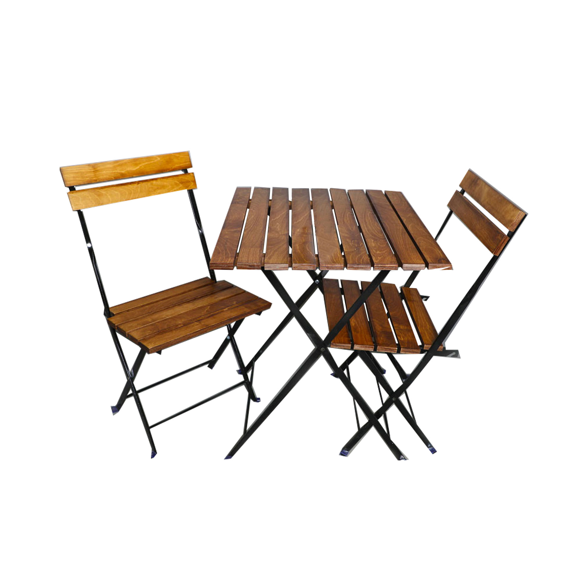 میز و صندلی ناهارخوری مدل چوب و فلز