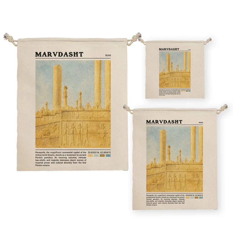 نظم دهنده ترمه طراحان ایده مدل تخت جمشید مرودشت کد map0822 مجموعه سه عددی