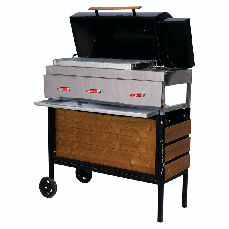 باربیکیو گازی زغالی مدل 90 پلوپز کابینت دار