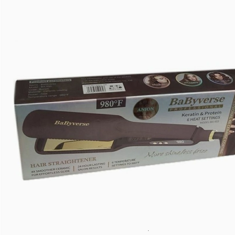 اتو و حالت دهنده ی مو بیبیورس مدل BA-455A