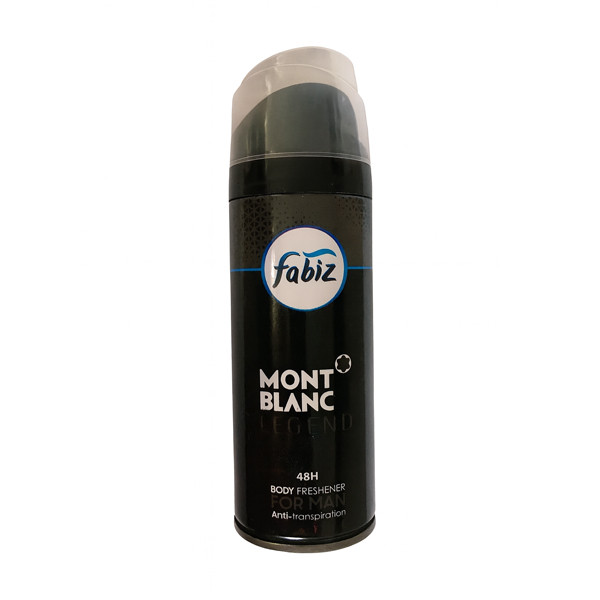 اسپری خوشبو کننده بدن مردانه فابیز مدل Mont Blonc حجم 250 میلی لیتر