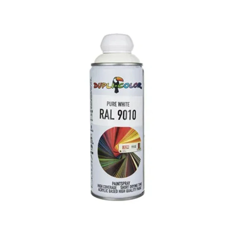 اسپری رنگ سفید دوپلی کالر مدل RAL 9010 حجم 400 میلی لیتر