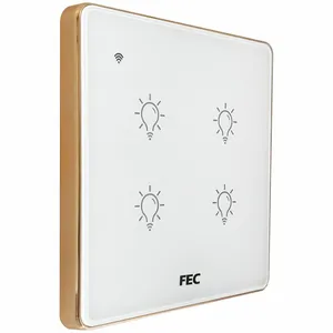 کلید چهار پل اف ای سی مدل لمسی هوشمند FEC