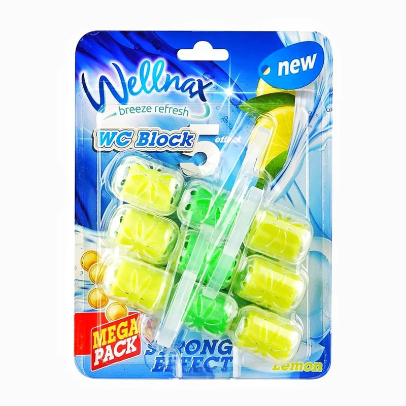 قرص جرمگیر توالت فرنگی ولناکس مدل Lemon بسته 9 عددی