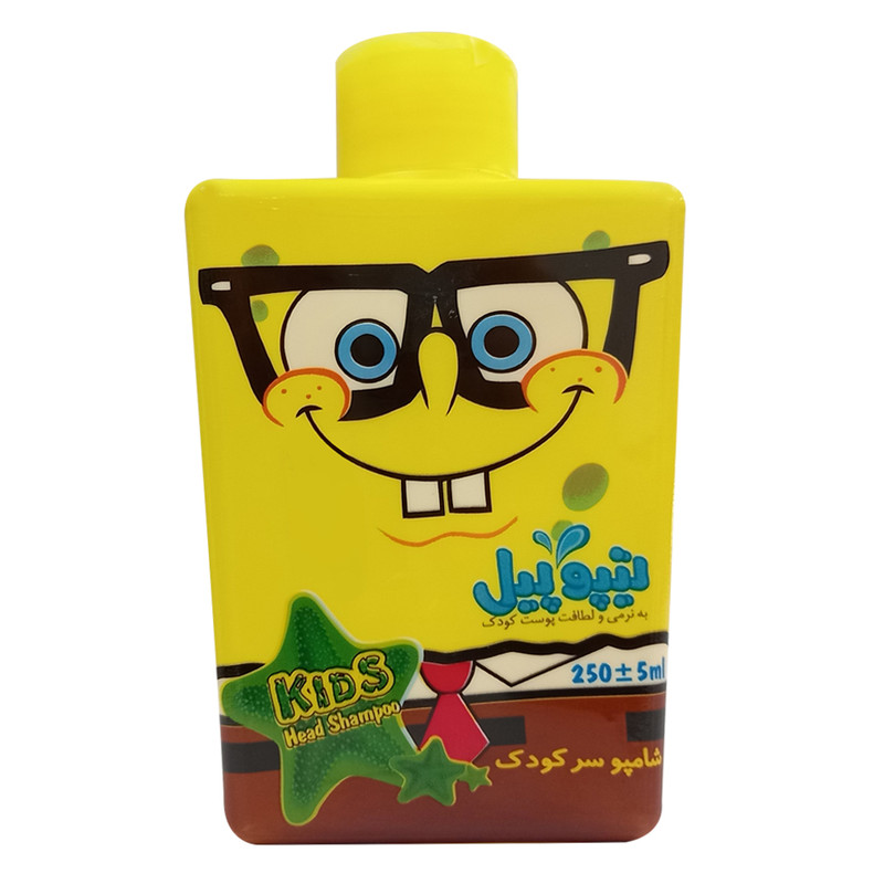 شامپو کودک تیپوپیل مدل باب اسفنجی حجم 250 میلی لیتر