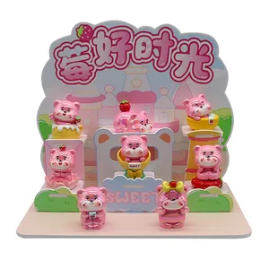 فیگور مدل سرامیکی طرح خرس مدل n0217 ارتفاع 8 سانتی متر بسته 8 عددی