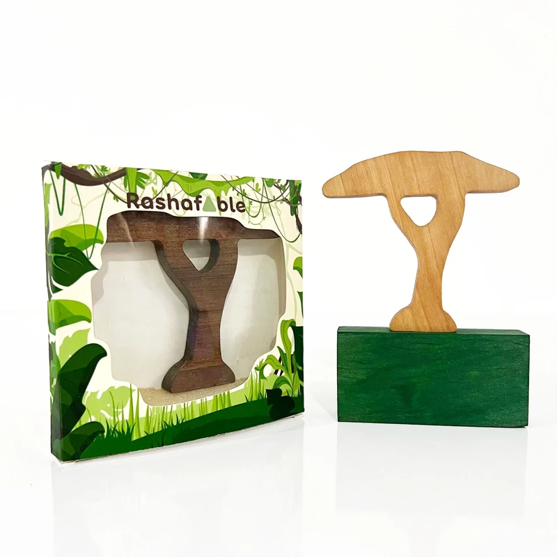 عکس شماره 3 : اسباب بازی چوبی مدل فیگور درخت آفریقایی