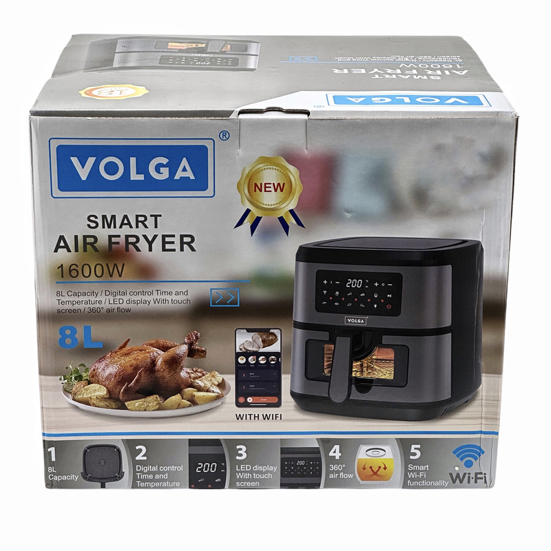 سرخ کن بدون روغن ولگا مدل 128N