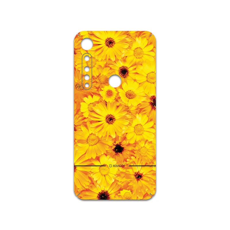برچسب پوششی ماهوت مدل Yellow-Flower مناسب برای گوشی موبایل موتورولا One Vision Plus
