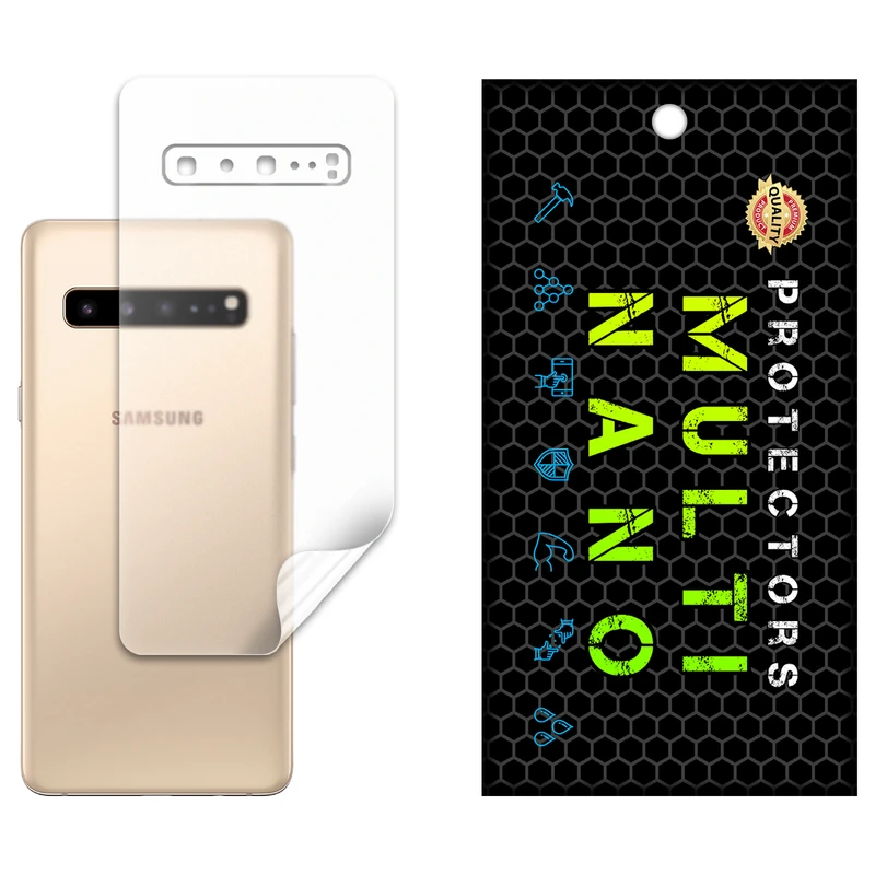 محافظ پشت گوشی مات نانو هیدروژل مولتی نانو مدل X-F1B مناسب برای گوشی موبایل سامسونگ Galaxy S10 5G