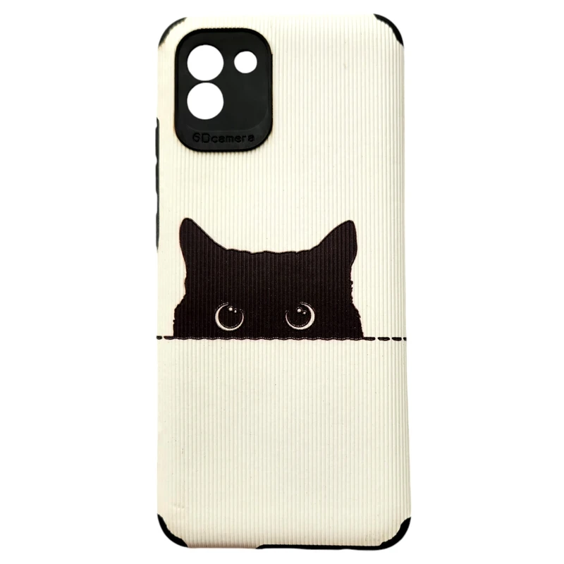کاور مدل کبریتی طرح گربه مناسب برای گوشی موبایل سامسونگ Galaxy A03