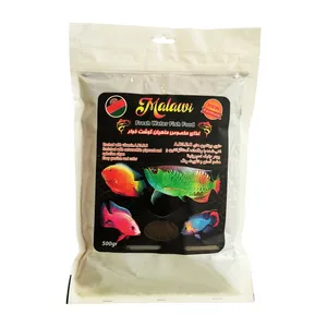 غذا رنگ ماهی مالاوی مدل گرانولی کد 3000 وزن 500 گرم