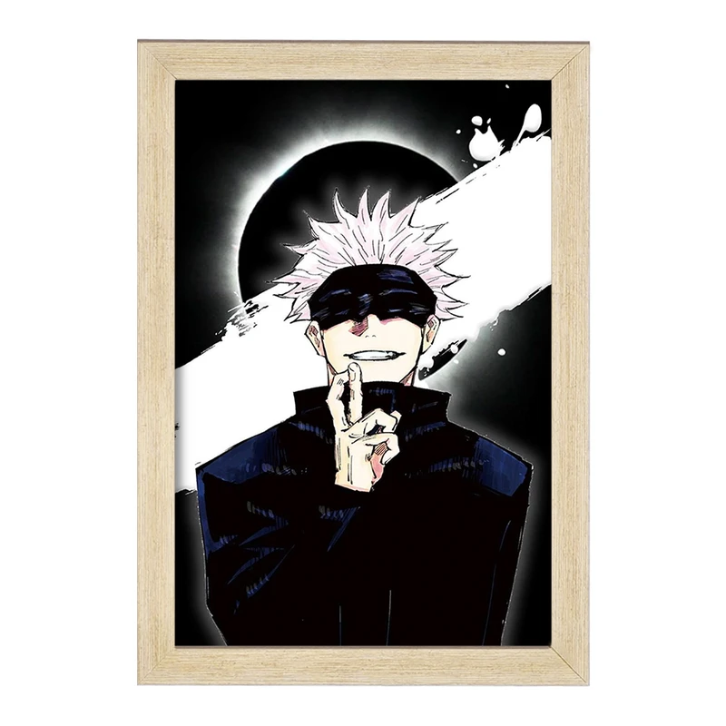 تابلو خندالو مدل گوجو ساتورو انیمه جوجوتسو کایزن  کد 11085