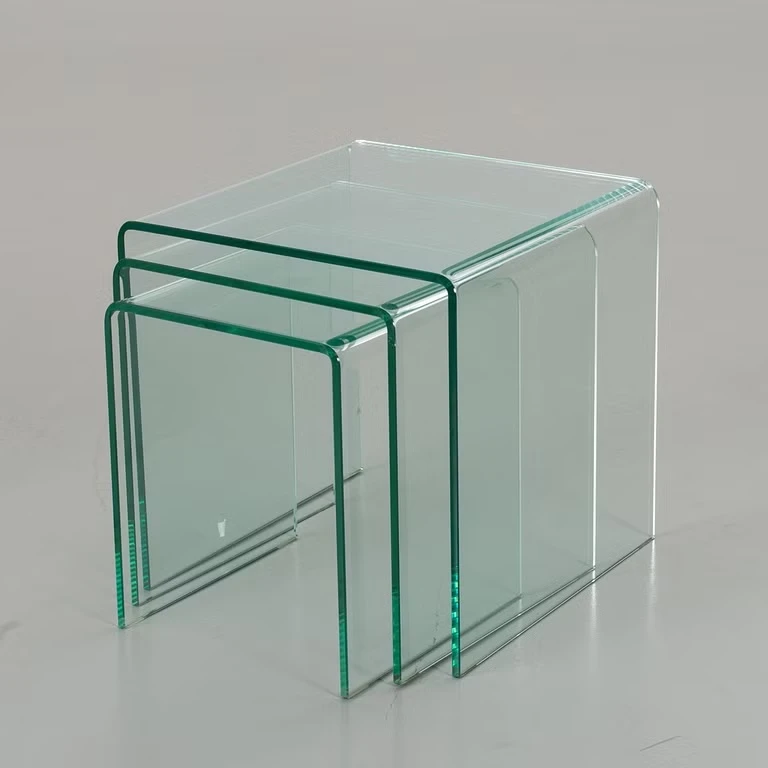 میز عسلی مستطیلی مدل TL08 مجموعه 3 عددی