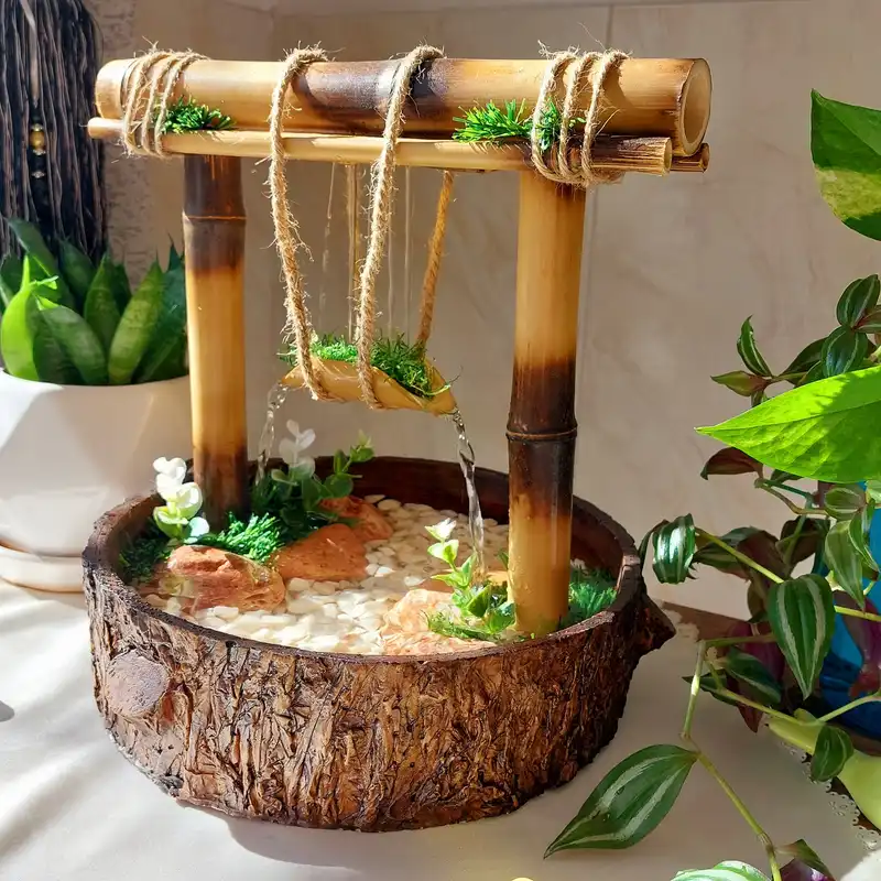 آب نما طرح چوب