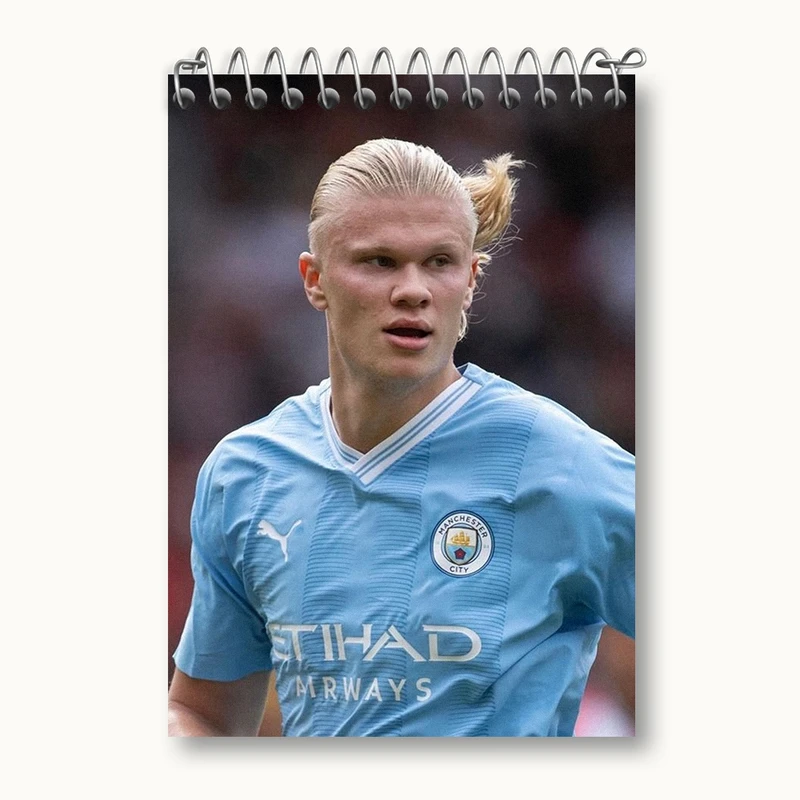 دفتر یادداشت 50 برگ خندالو مدل ارلینگ هالند (Erling Haaland) کد 36375