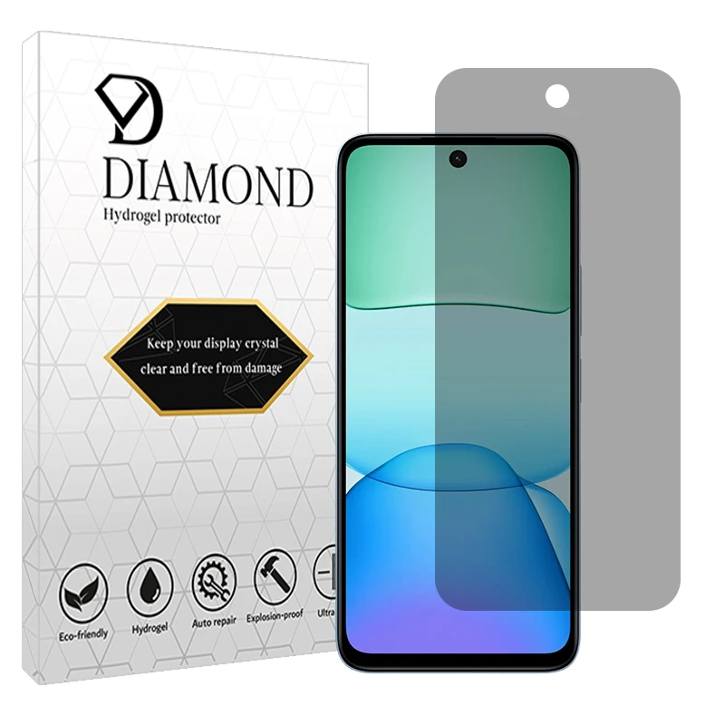 محافظ صفحه نمایش حریم شخصی دیاموند مدل Tough مناسب برای گوشی موبایل شیائومی Redmi 13x
