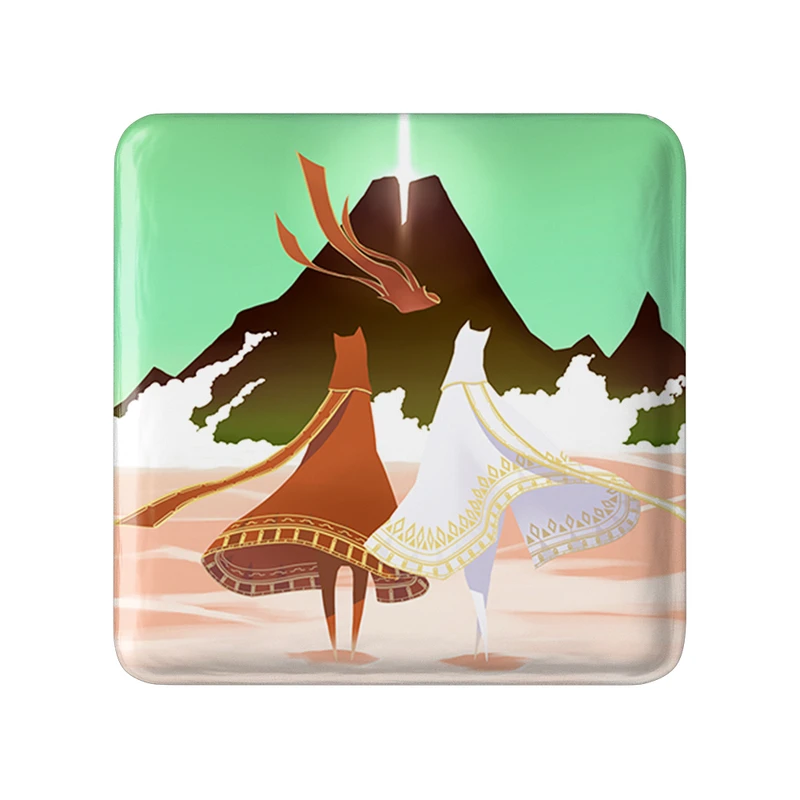 مگنت خندالو طرح بازی جورنی (Journey) مدل مربعی کد 35599