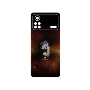 MAHOOT Ed Sheeran Cover Sticker for Xiaomi Poco X4 Pro 5G