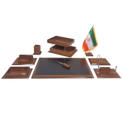 ست لوازم اداری رومیزی مدل GN100 مجموعه 9 عددی