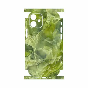 MAHOOT Green Crystal Marble-FullSkin Cover Sticker for Apple iPhone 12 mini
