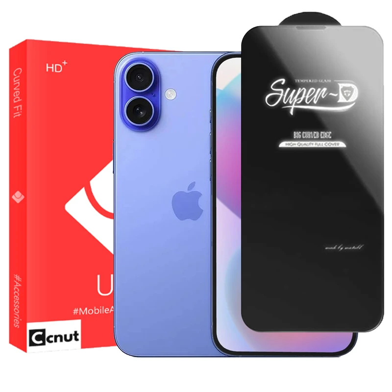 محافظ صفحه نمایش کوکونات مدل Super-D UDRD مناسب برای گوشی موبایل اپل iPhone 17