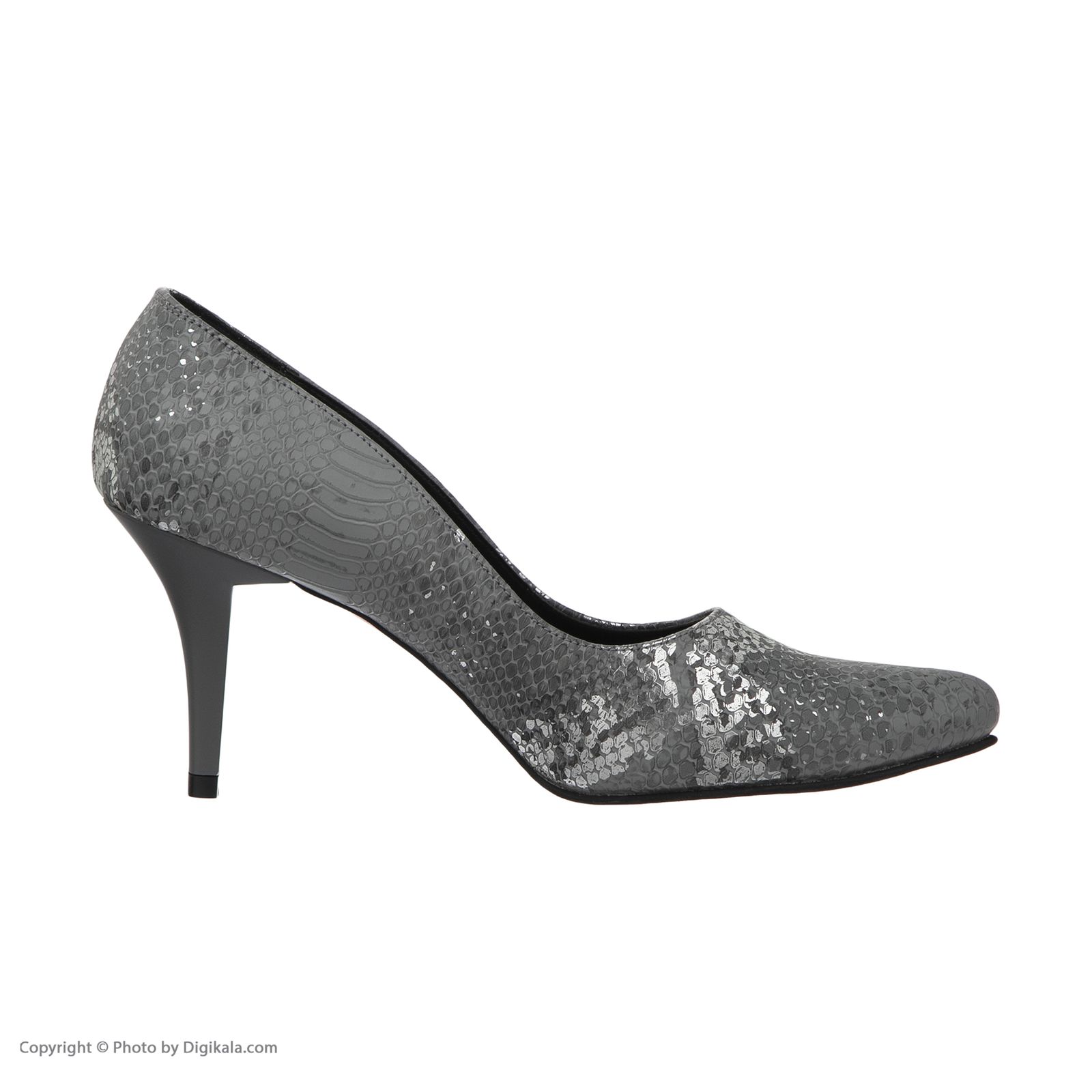 کفش زنانه پاریس هیلتون مدل پوست ماری کد psw20682 رنگ نقره ای -  - 2