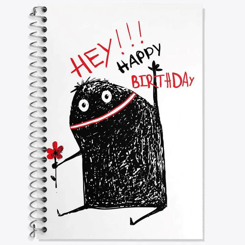 دفتر لغت 50 برگ خندالو مدل تولد کد 28067