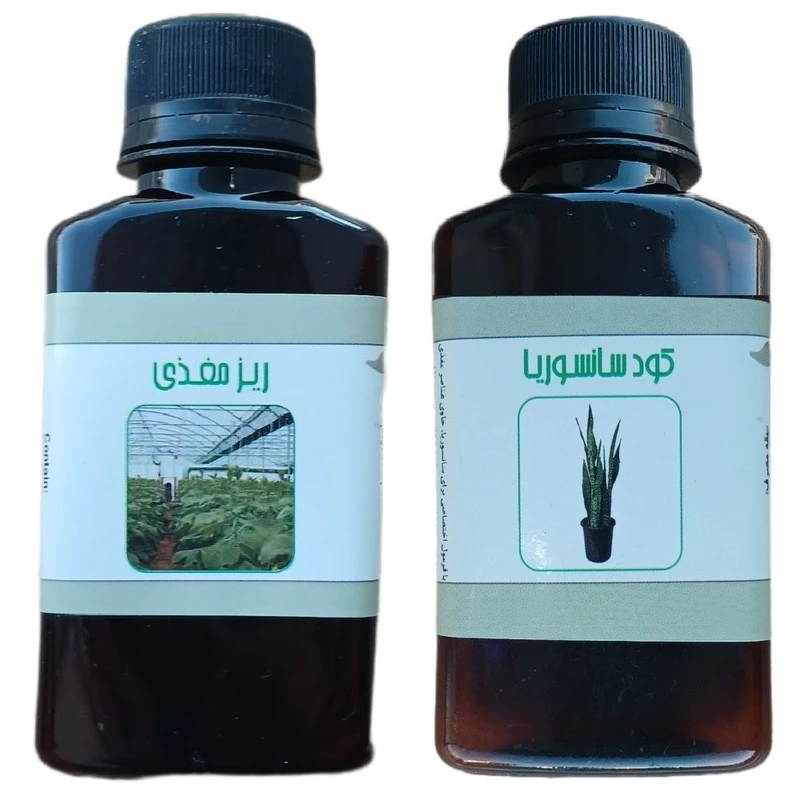 کود مایع سانسوریا و ریز مغذی مدل life drop حجم 110 میلی لیتر بسته 2 عددی