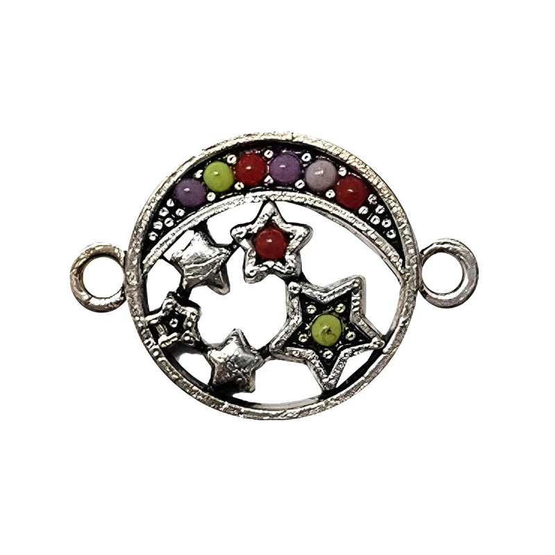 آویز دستبند مدل سنتی ماه و ستاره کد 1-29