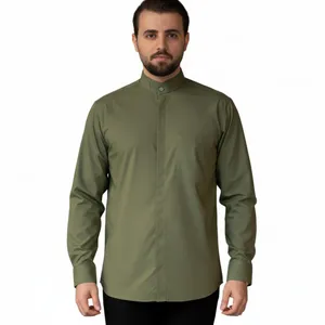 پیراهن آستین بلند یقه دیپلمات مردانه مدل S 10