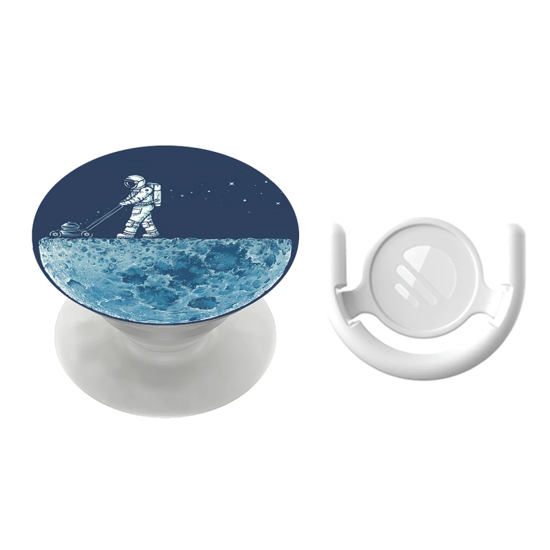 پایه نگهدارنده گوشی موبایل پاپ سوکت مگافون طرح فضانورد مدل 9010 به همراه پاپ کلیپ