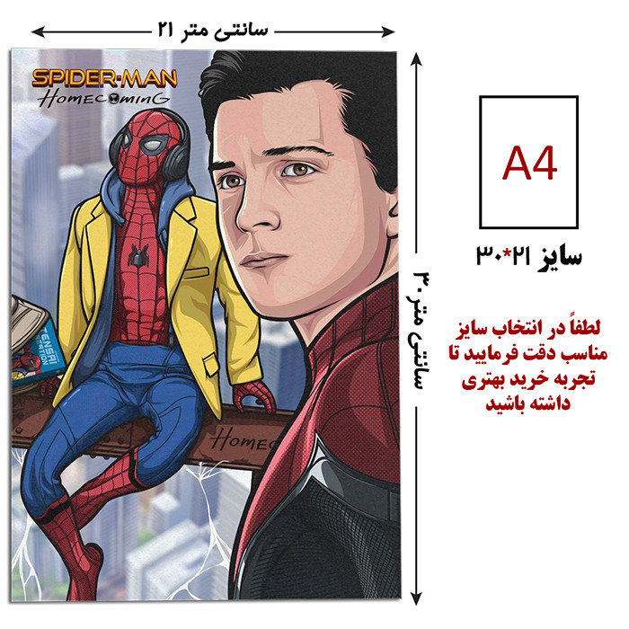 پوستر مدل اسپایدرمن کد 0068