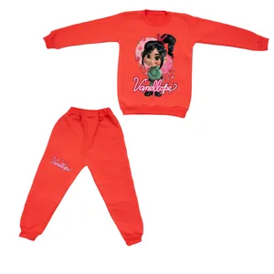 ست سویشرت و شلوار دخترانه مدل والنوپی